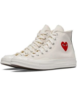 COMME DES GARÇONS PLAY ♪ Ich'm Derjenige, ders Habe alles ♪ - Weiß