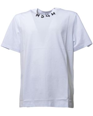 MSGM T-shirts En Polo's - Blauw