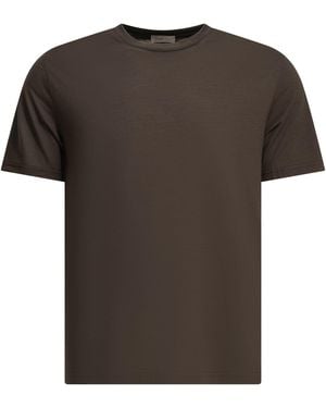 Herno "Resort Lana" Crew Neck T Shirt - Black