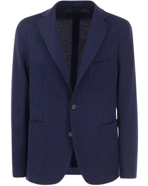 Peserico Single-Breasted Blazer - Blue