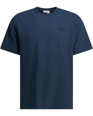 Autry Crew-Neck T-Shirt With Logo - Blue