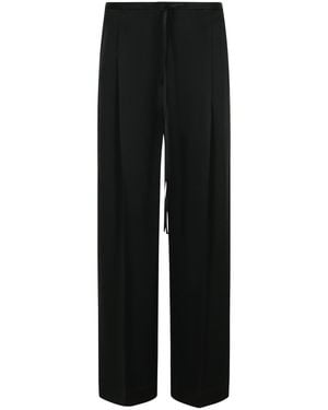 Rohe Acetate Blend Trousers - Black