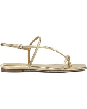 Aeyde "Ella" Flat Sandals - Metallic