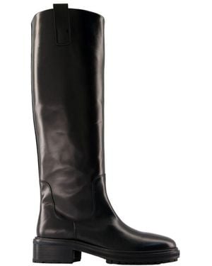 Aeyde Henry bottes en cuir noir