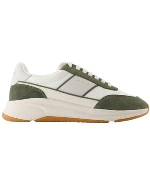 Axel Arigato Neo/Grün Leder Sneakers - Grau