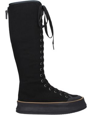 Max Mara Stivali Donna Tessuto Nero - Black