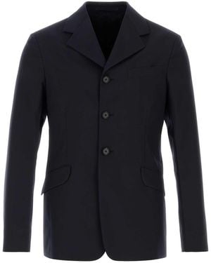 Jil Sander Wool Blazer - Blue