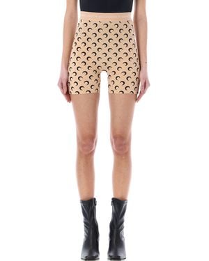 Marine Serre Shorts - Natural