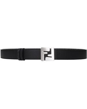 Fendi Square Belt Leather - Black