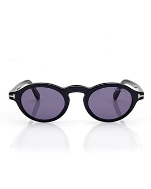 Tom Ford Zonnebril Ft1332 01 V Aristotele Zwart/blauw Heren