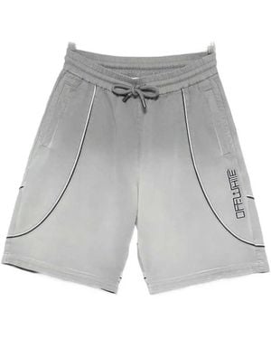 Off-White c/o Virgil Abloh Off Offline Shorts Gd Gab Trackshort Castelrock - Grey