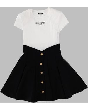 Balmain Abiti Tessuto - White
