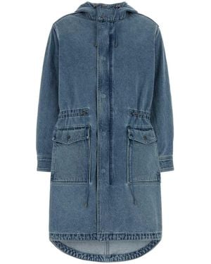 MICHAEL Michael Kors Denim Parka - Blue