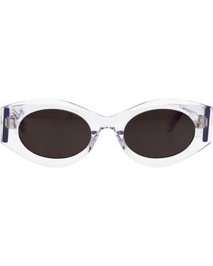 Alaïa Alaia Crystal-Crystal- Acetate Sunglasses - Black