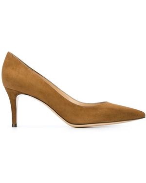 Gianvito Rossi Pumps Mit Mittelhohem Absatz - Braun