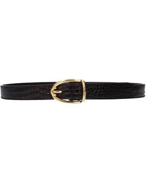 Tom Ford Belt Leather - Black