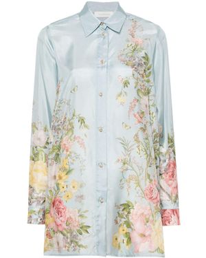 Zimmermann Waverly Blumenhemd - Blau