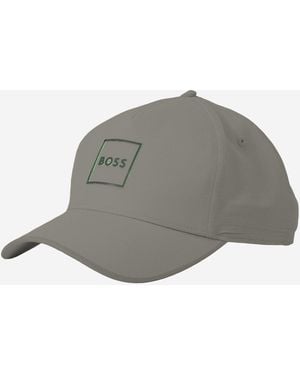 BOSS Baseball Cap With Logo - Grey