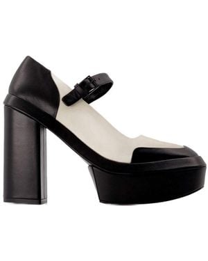 Robert Clergerie Pompes Juna en cuir noir