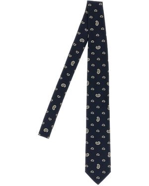 Brioni Jacquard-Krawatte - Blau