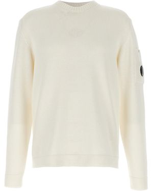 C.P. Company C.p. Bedrijf Mercerized Cotton Sweater - Wit