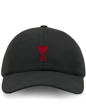 Ami Paris Red ADC Stickerei - Schwarz