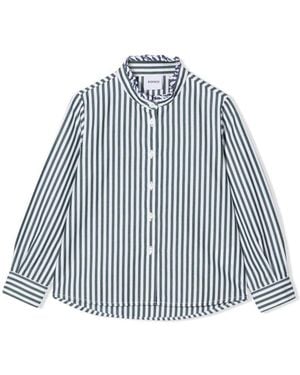 Aspesi M/L Striped Shirt - Blue