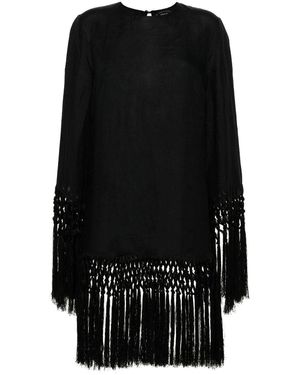 TALLER MARMO PRE Murray Linen Short Dress - Black