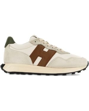 Hogan Sneakers Mit Logo-Detail - Natur