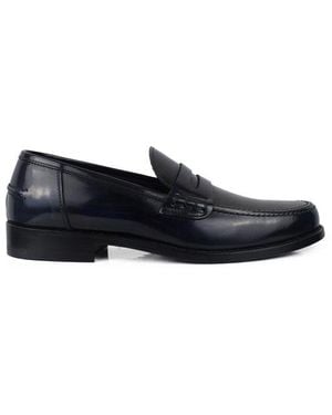 ALBERTO Lederen Loafers - Zwart
