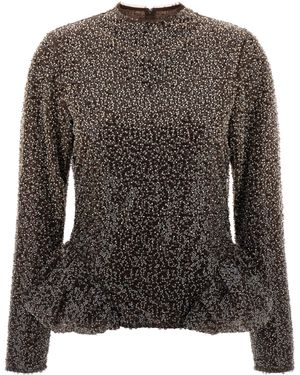 ROTATE BIRGER CHRISTENSEN Rotar la parte superior de lentejuelas de Birger Christensen - Negro