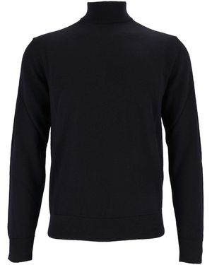 Ballantyne Pullover mit halbem T-Ausschnitt - Blau