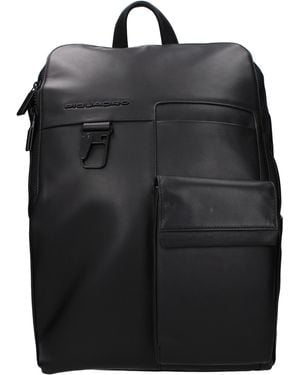 Piquadro Backpacks And Waist Bags Leather - Black