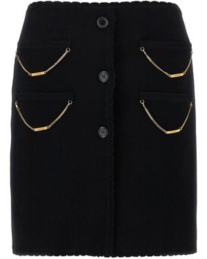 Moschino Kettenrock - Schwarz