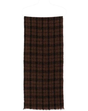 Destin Rasti Wool Scarf - Brown