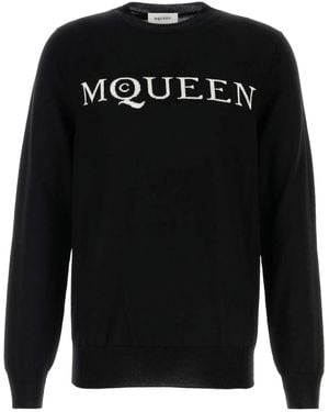 McQueen Alexander MC Königin T -Shirts und Polos schwarz