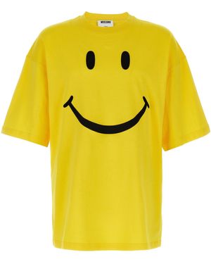 Moschino 'Smiley' T -Shirt - Gelb