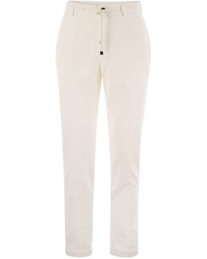 Peserico Pantalones de pana de peseros - Blanco