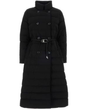 Moorer Nylon Blend Raely Down Jacket - Black