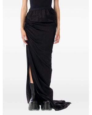 Rick Owens Long Skirt - Black