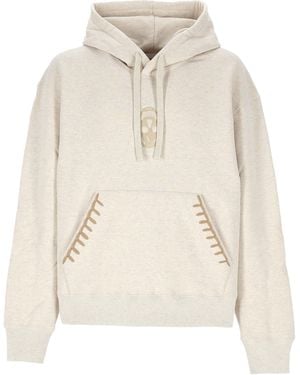 McQueen Ecru Kordelzug Kapuzenpullover - Natur