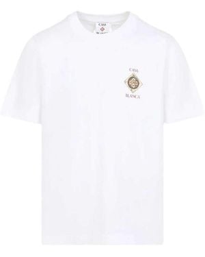 CASABLANCA Plafond Orne De Musique Classic T Shirt - White