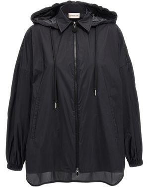 Moncler Zip Parka - Black