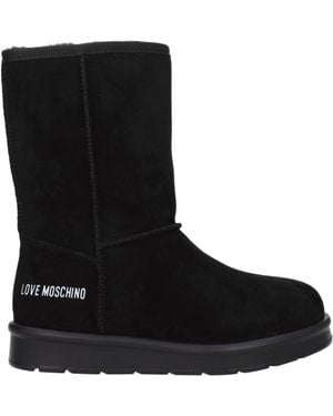 Love Moschino Stivaletti Donna Camoscio Nero - Black