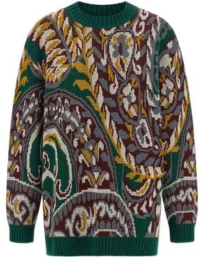 Etro Wool Sweater - Blue