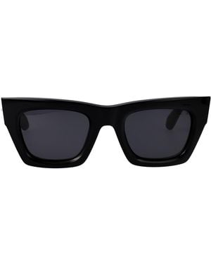 Ferragamo Acetate Sunglasses - Black