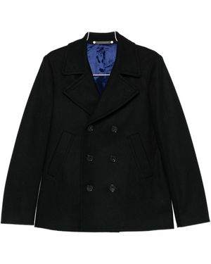 Paul Smith Double-Breasted Peacoat - Black