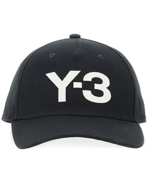 Y-3 Baseballhut mit Logo - Blau