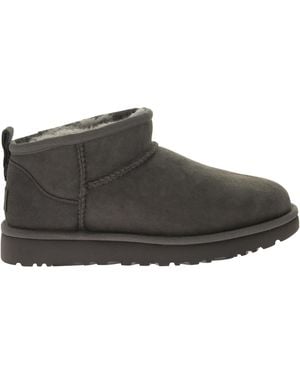 UGG Classic Ultra Mini Sheepskin Boot - Grijs