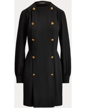 Ralph Lauren Woven Fit &Amp; Ausgestellte Kleider - Schwarz